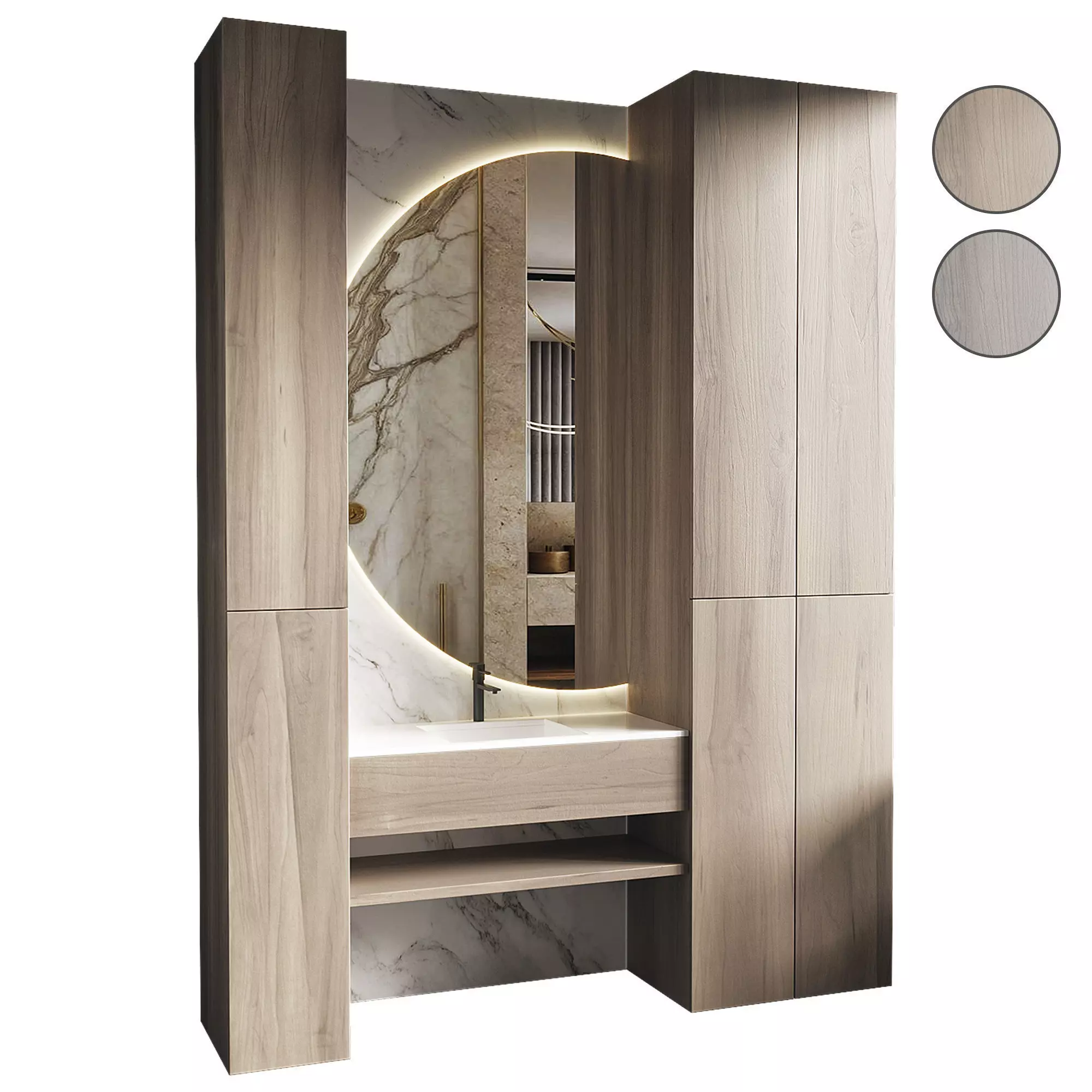 Bathroom set 01 3D model