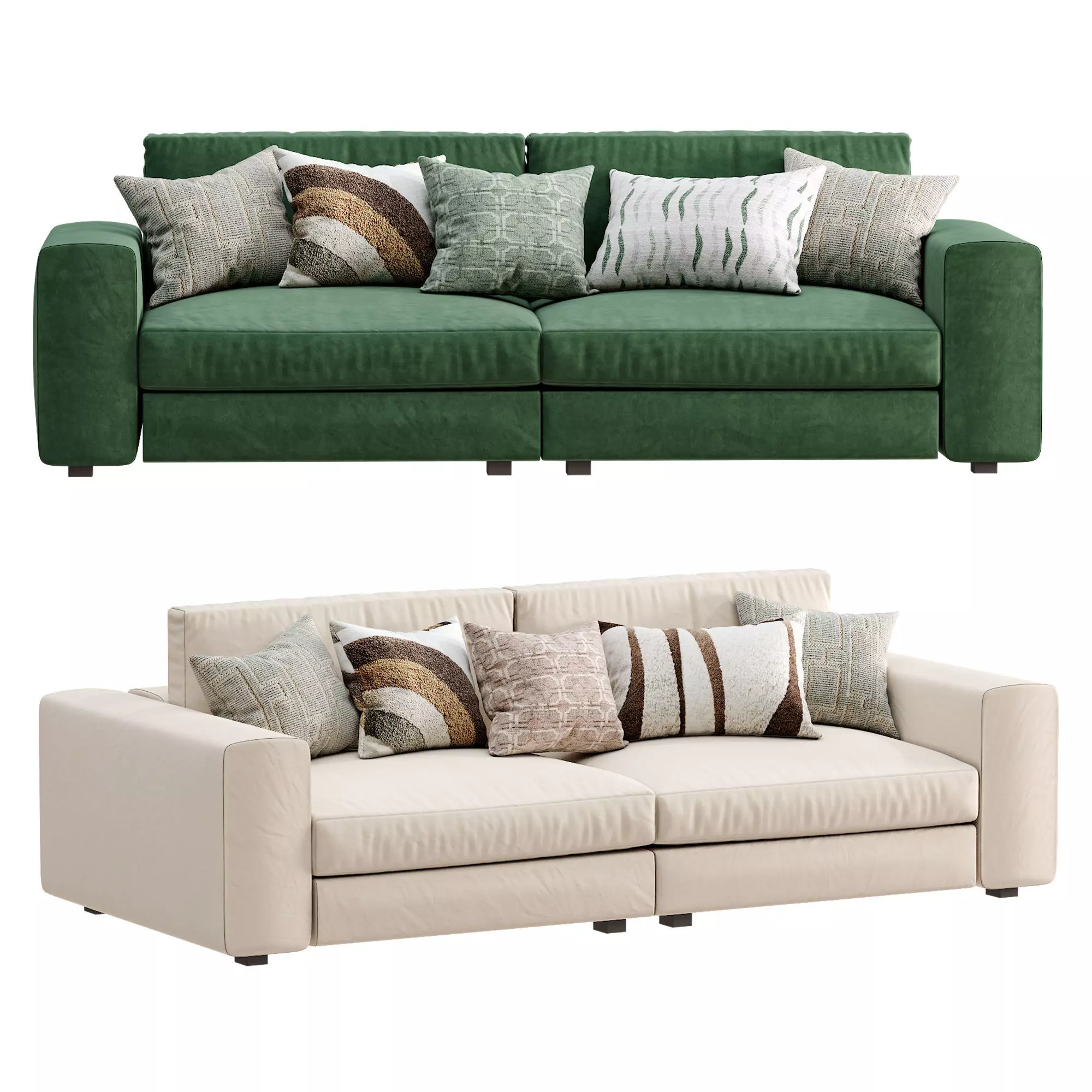 Article Beta 2 Seater Modular 3D model