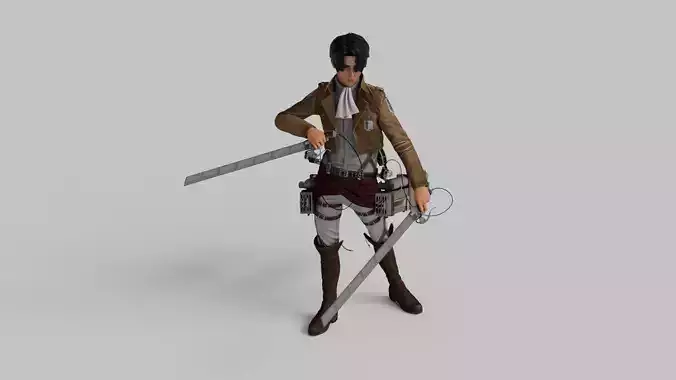AOT Levi 3D Printable Model 3D print model