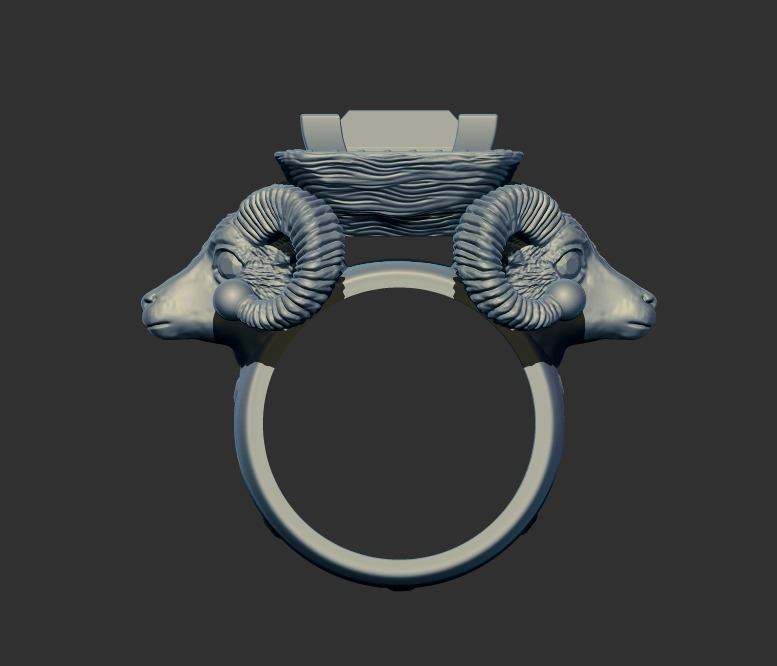 Aries Ring 91261 3D print model_1