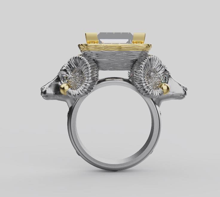 Aries Ring 91261 3D print model_8