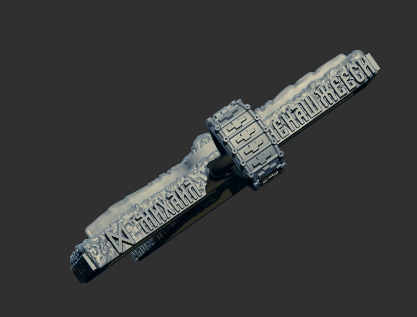 Cross Pendant 59287 3D print model_1