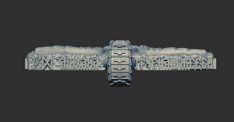 Cross Pendant 59287 3D print model_3