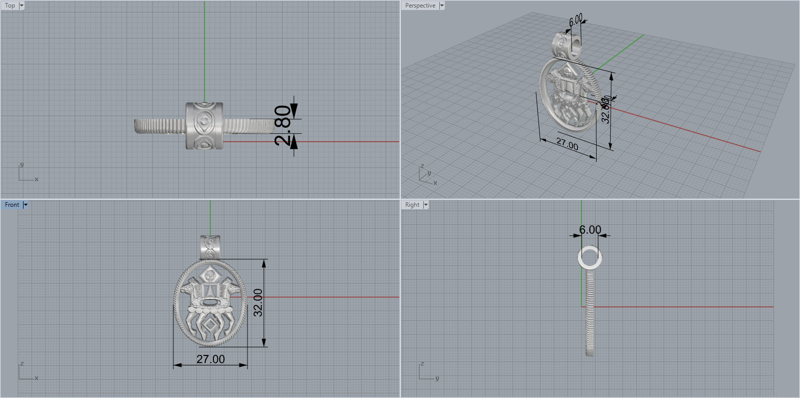 Pendant 59212 3D print model_10