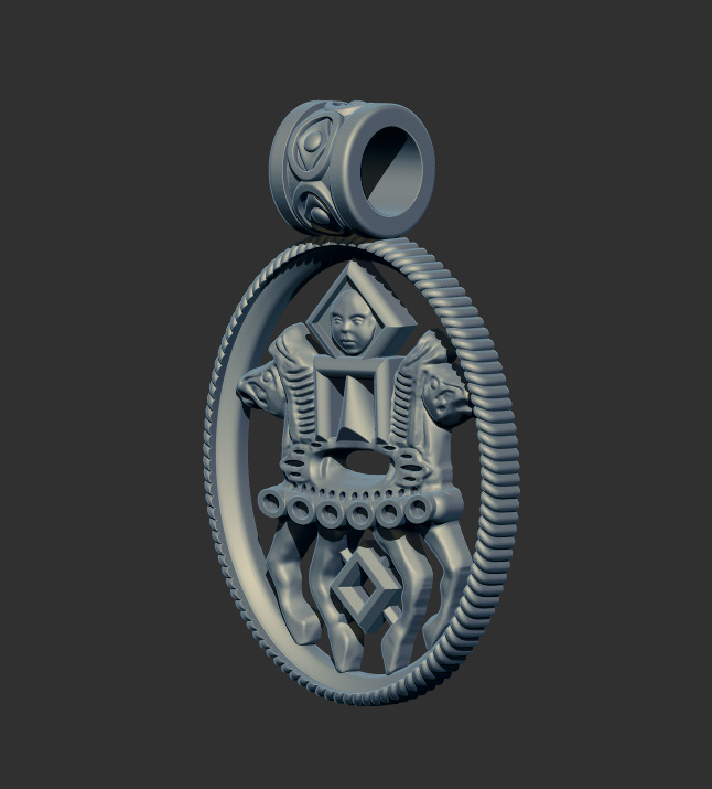 Pendant 59212 3D print model_1