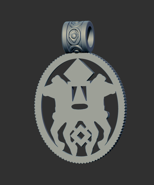 Pendant 59212 3D print model_3