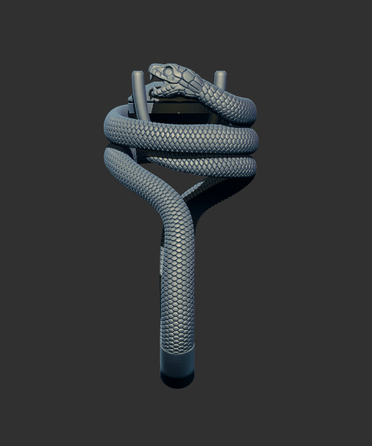 Snake Ring 34241 3D print model_5