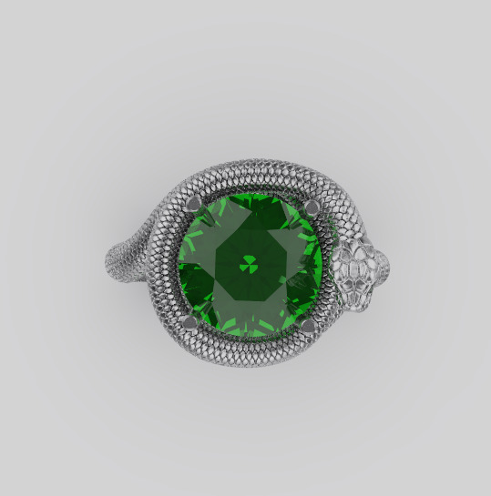 Snake Ring 34241 3D print model_7