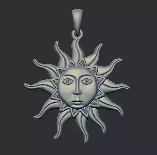 Sun Pendant 34110