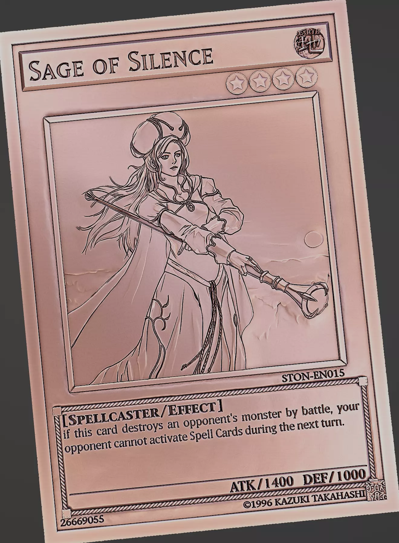 Sage of Silence - yu-gi-oh 3D print model