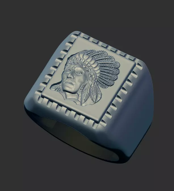 Ring Indian 59622 3D print model_0