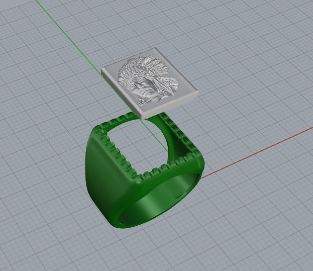 Ring Indian 59622 3D print model_11