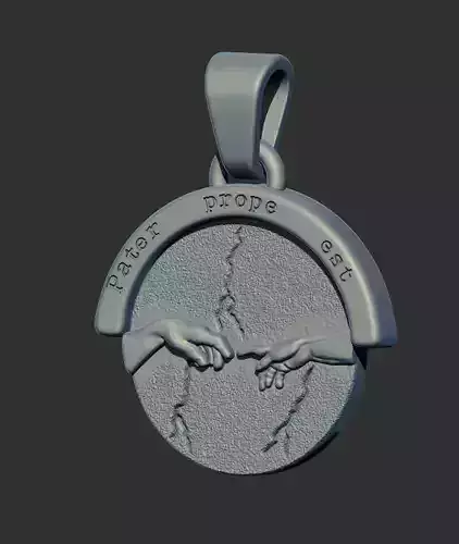 Creation of Adam Pendant 59558