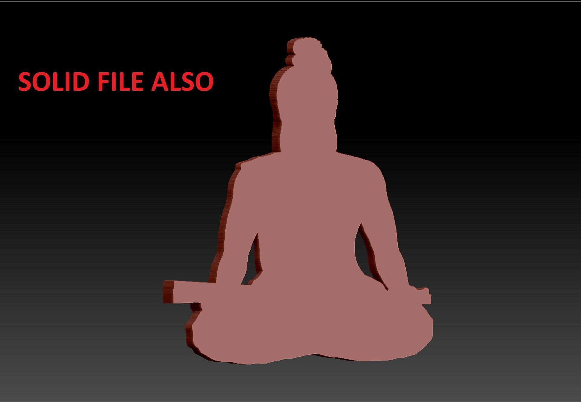 Thiruvalluvar GOLD PENDENT 3D print model_5