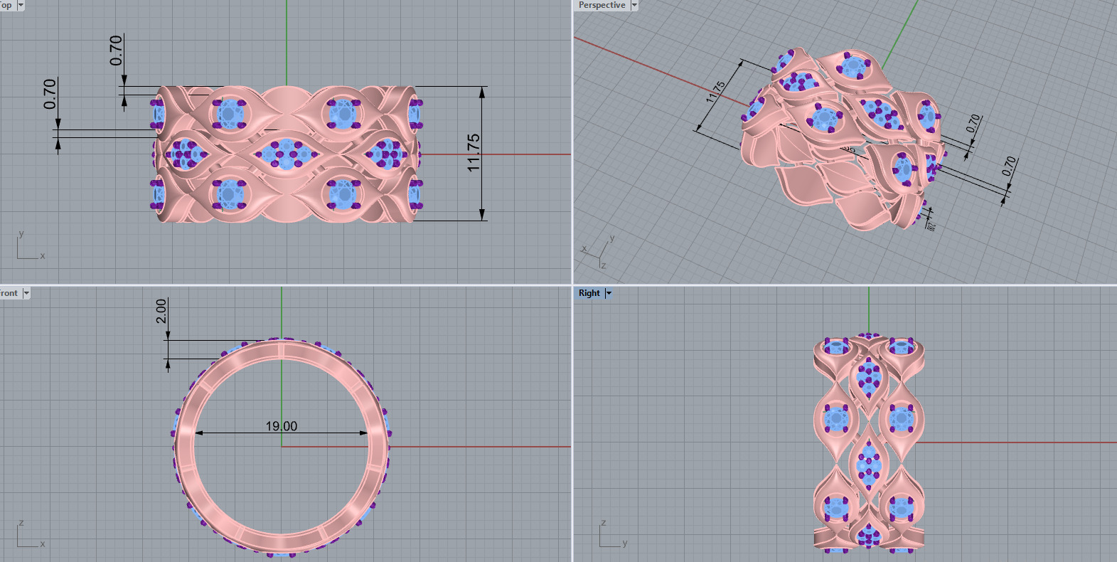 Ring 69007 3D print model_3