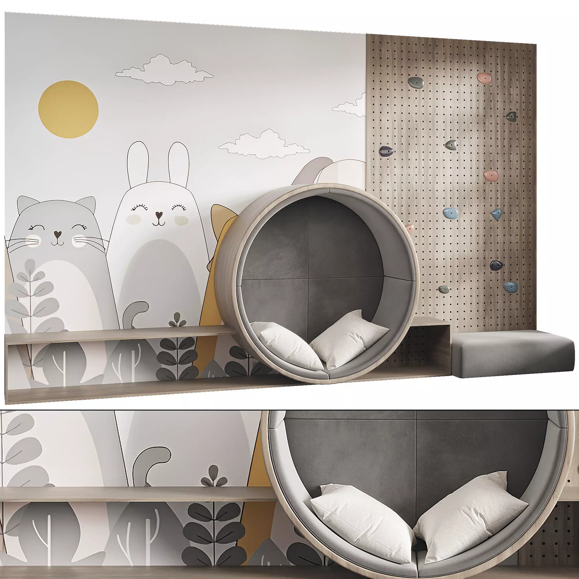 Kids Zone 3D model