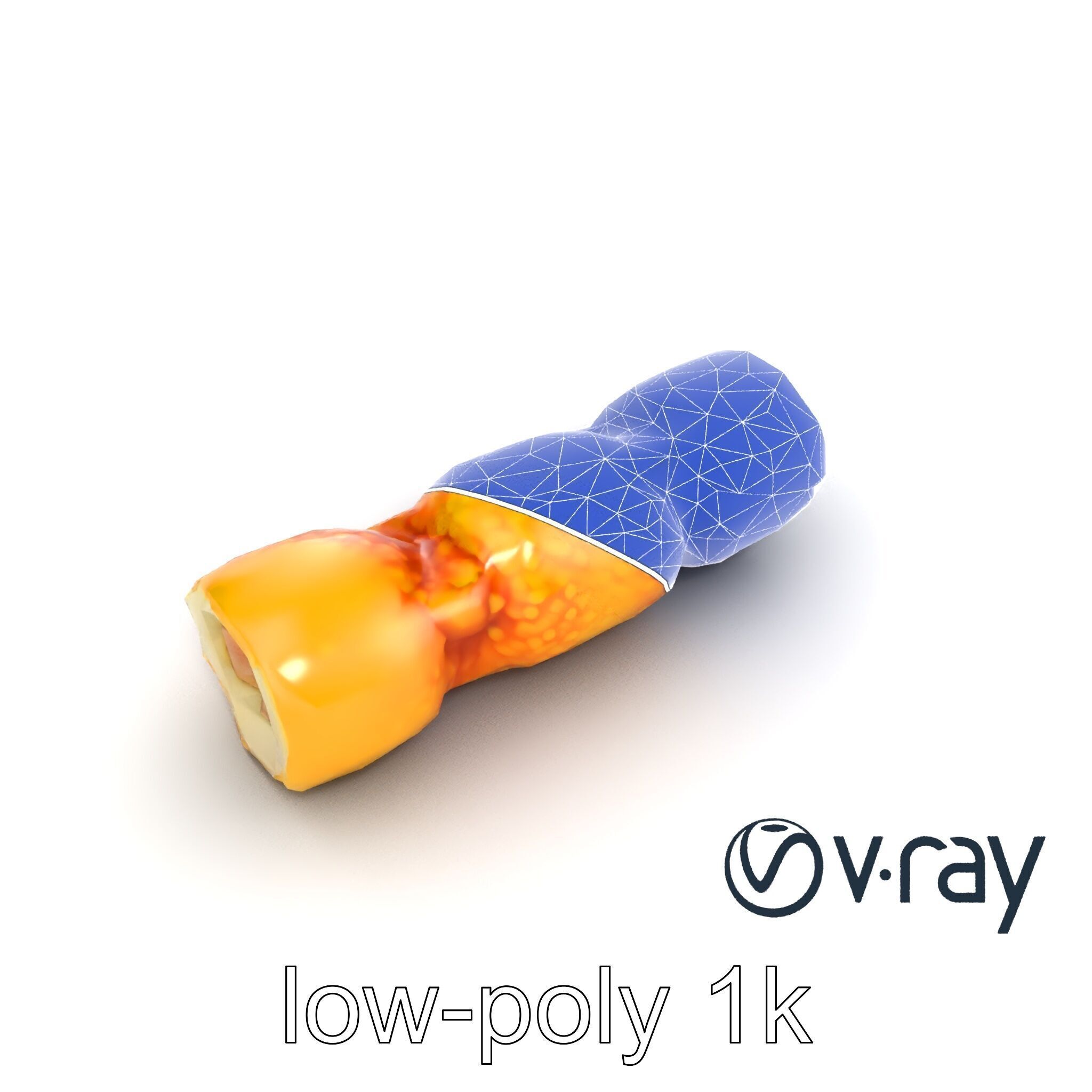 Korokke Croquette Snack 3D Model Pack Low-poly 3D model_18