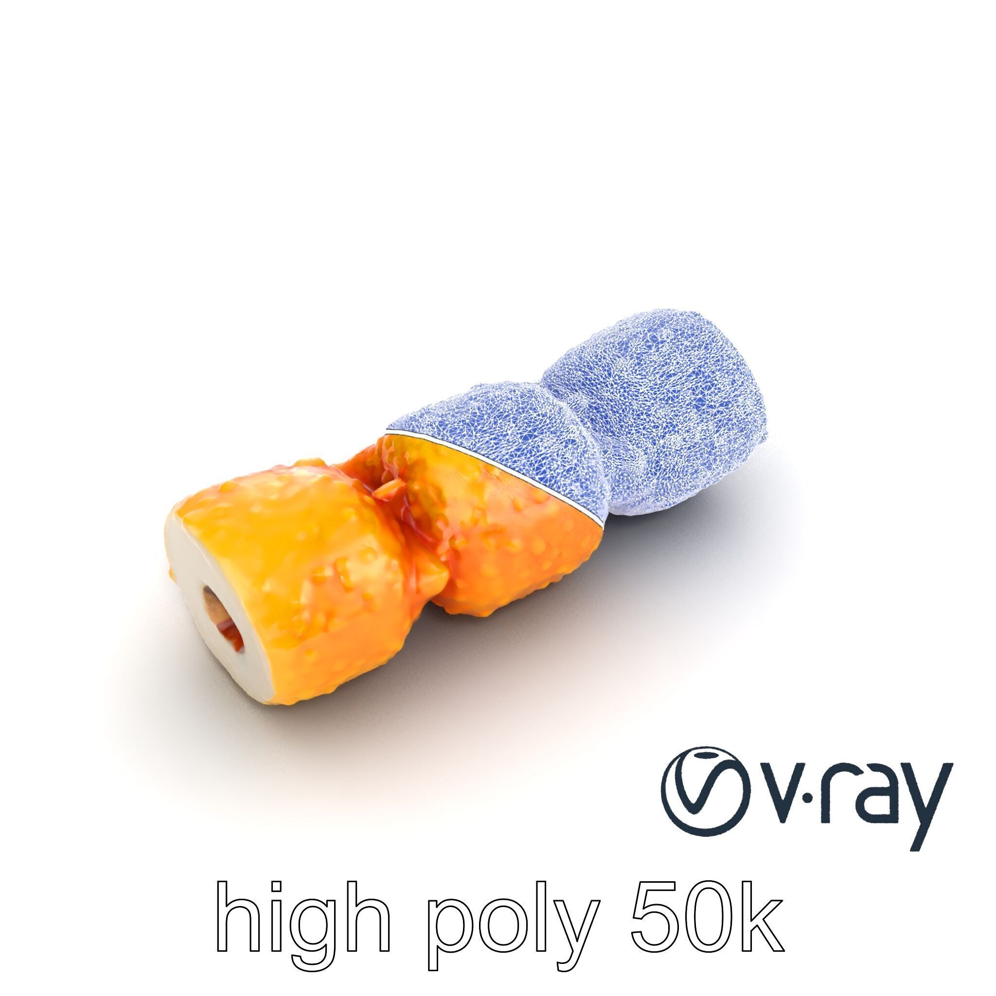 Korokke Croquette Snack 3D Model Pack Low-poly 3D model_29