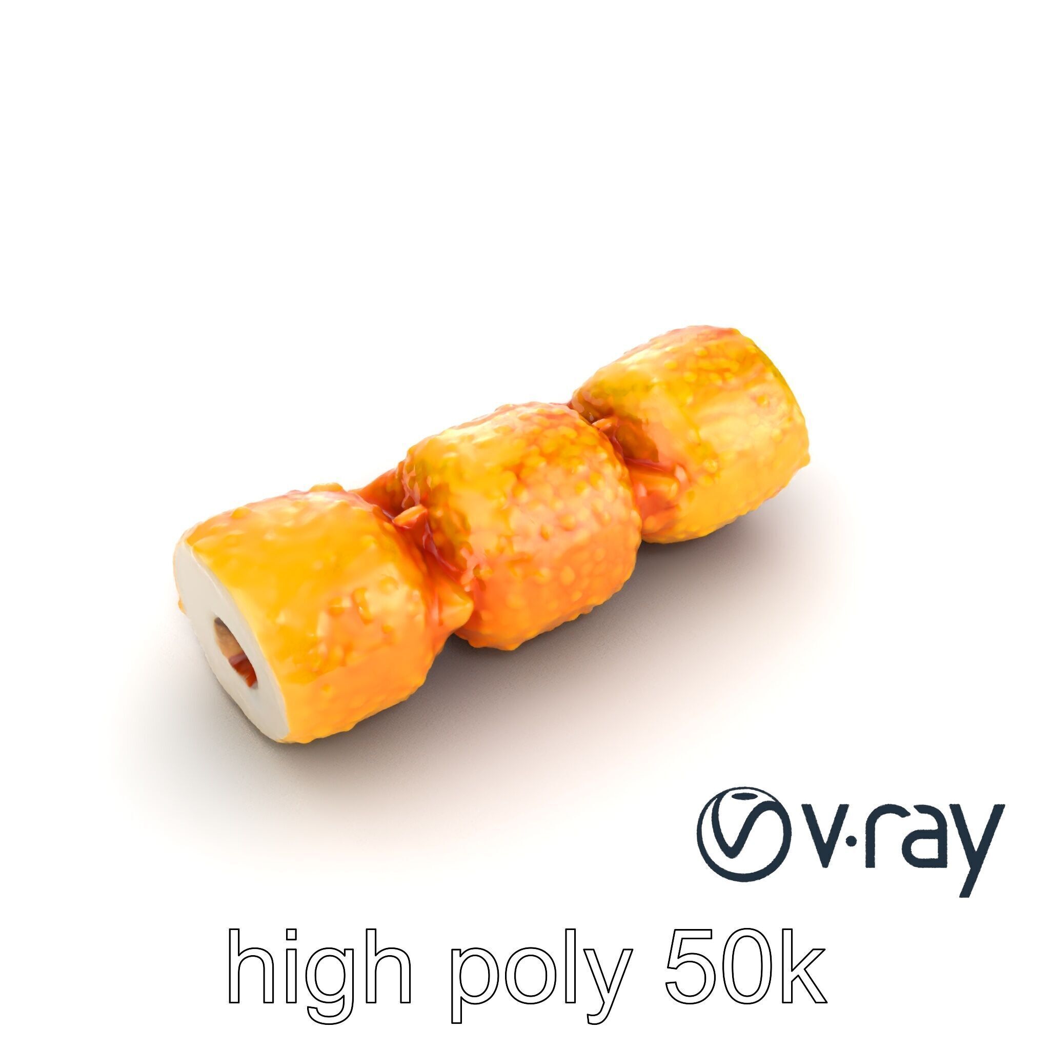 Korokke Croquette Snack 3D Model Pack Low-poly 3D model_32