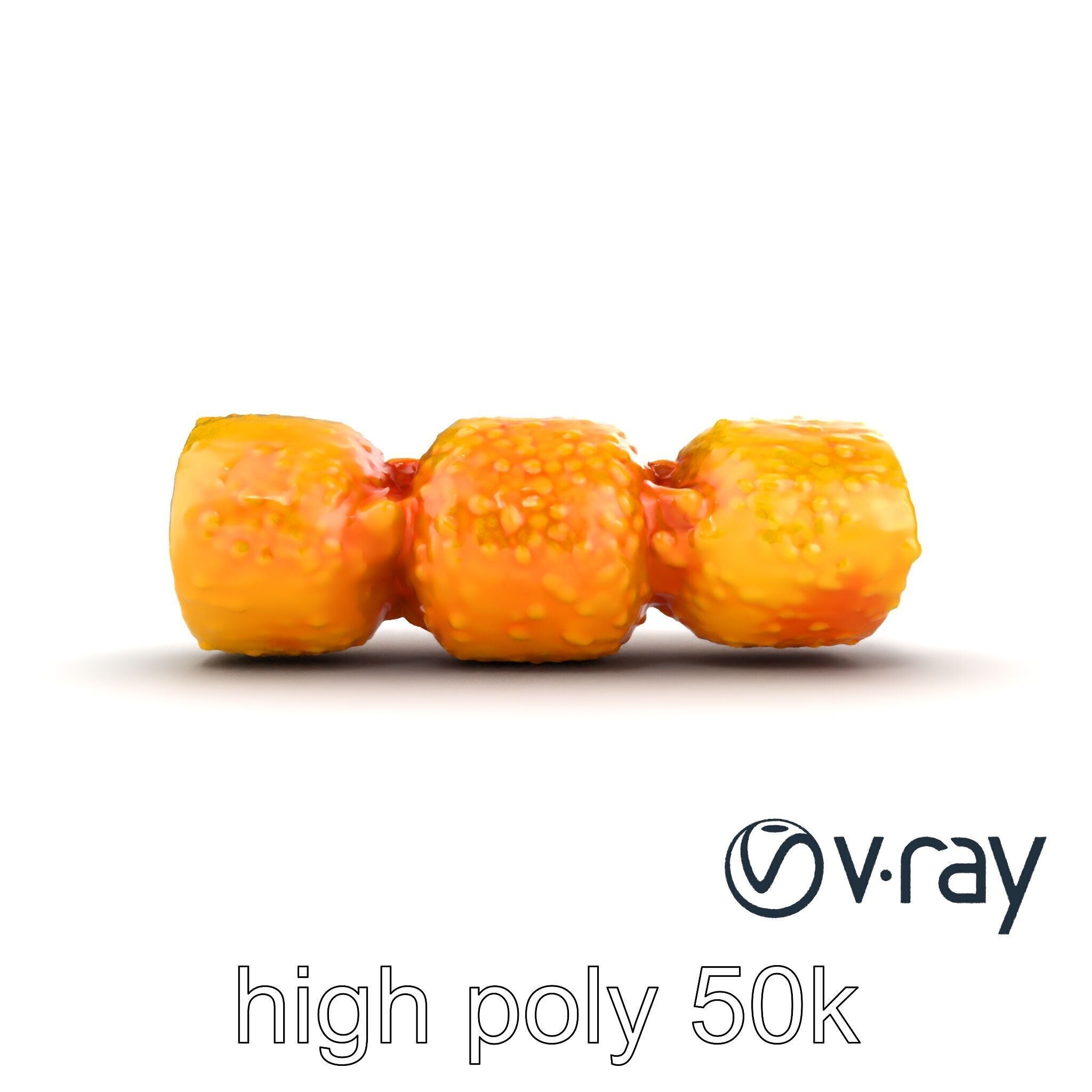 Korokke Croquette Snack 3D Model Pack Low-poly 3D model_21