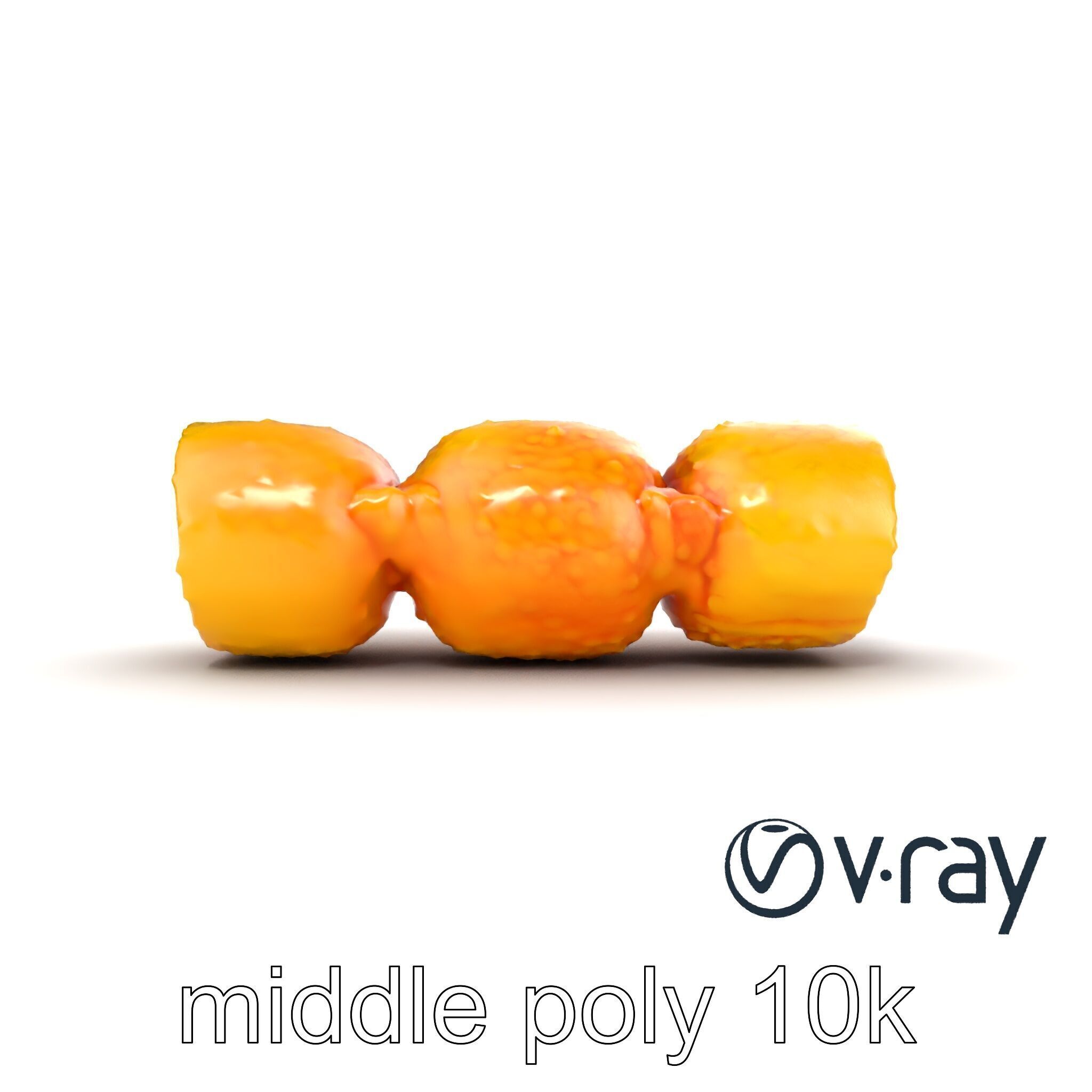 Korokke Croquette Snack 3D Model Pack Low-poly 3D model_23