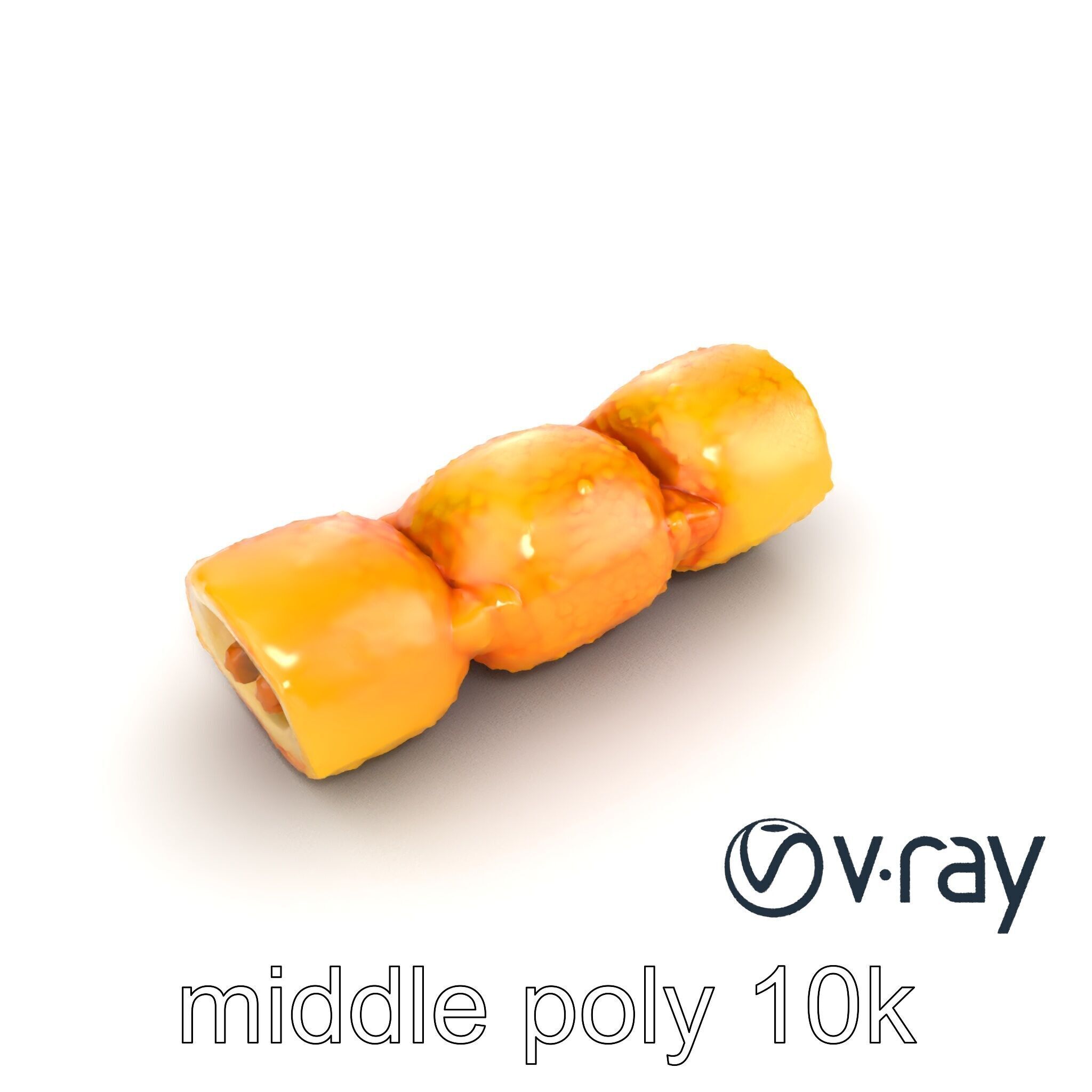 Korokke Croquette Snack 3D Model Pack Low-poly 3D model_11