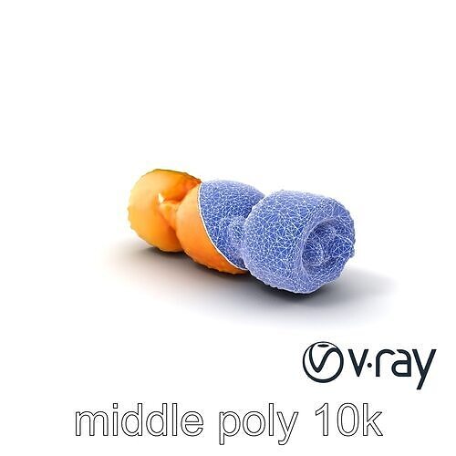Korokke Croquette Snack 3D Model Pack Low-poly 3D model 6