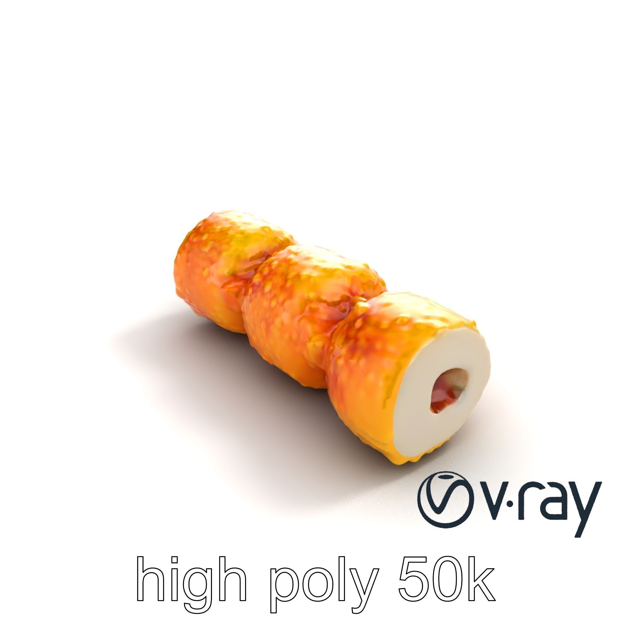 Korokke Croquette Snack 3D Model Pack Low-poly 3D model_31