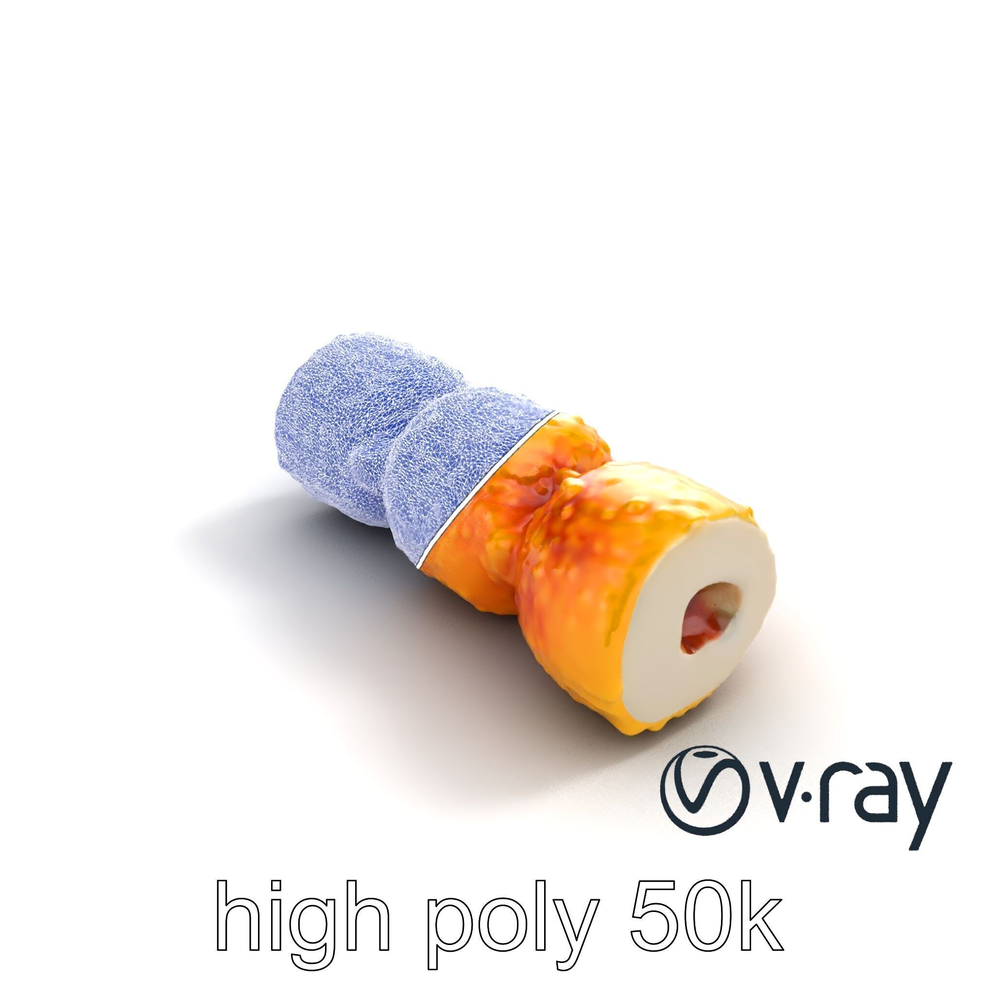 Korokke Croquette Snack 3D Model Pack Low-poly 3D model_19