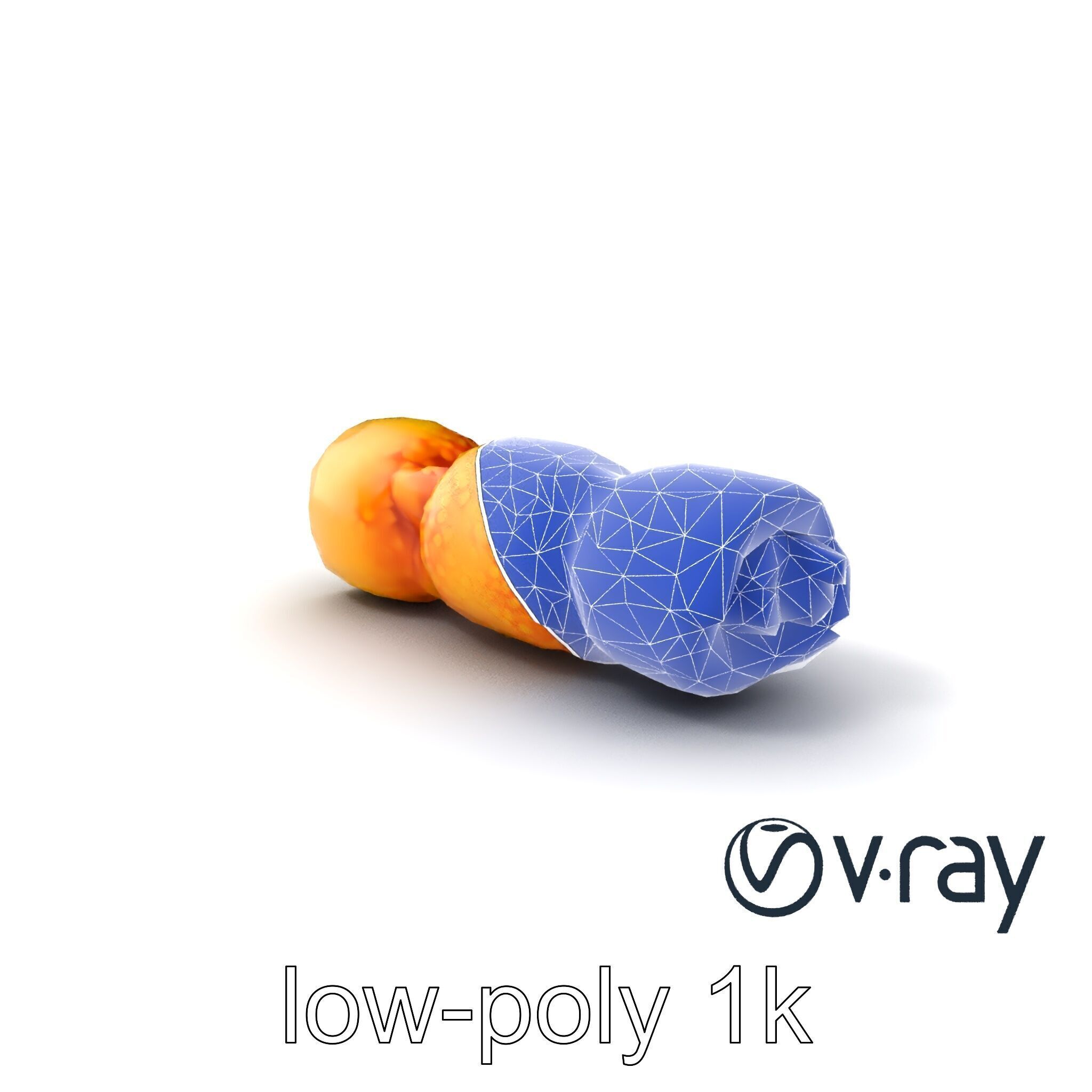 Korokke Croquette Snack 3D Model Pack Low-poly 3D model_7