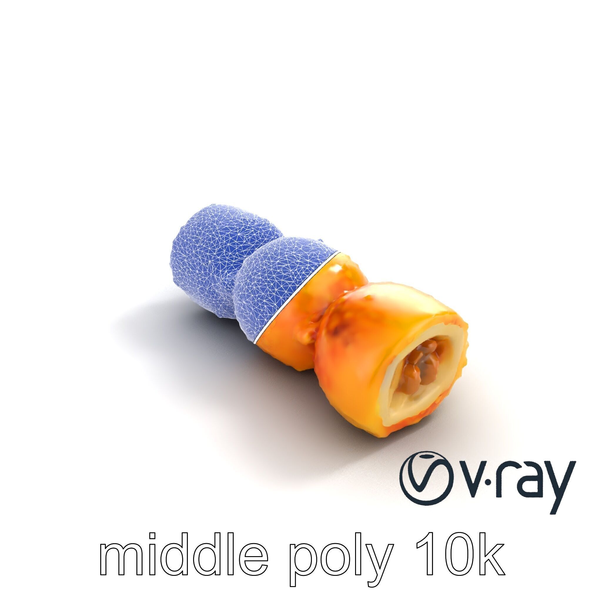 Korokke Croquette Snack 3D Model Pack Low-poly 3D model_15