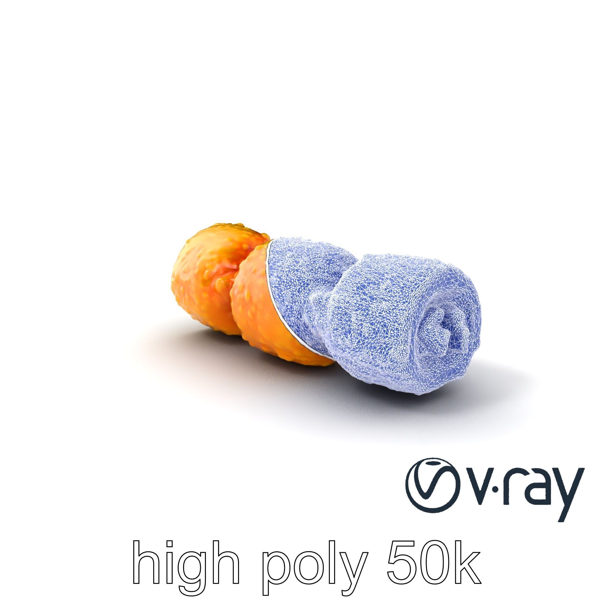 Korokke Croquette Snack 3D Model Pack Low-poly 3D model_10