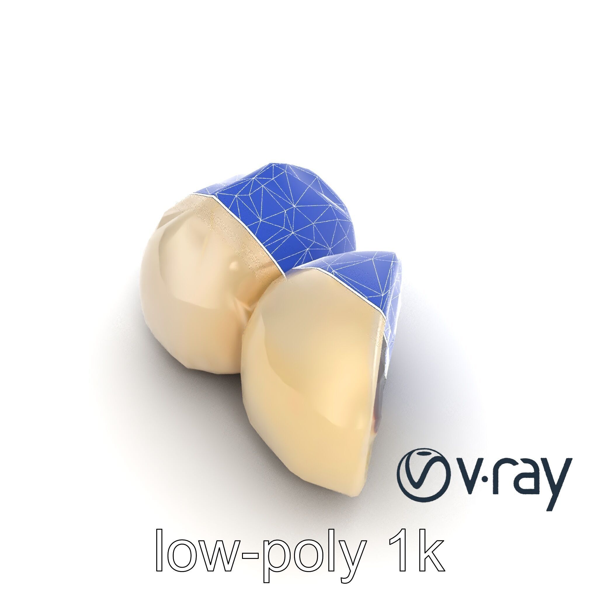 Traditional Mochi Rice Cakes with Fillings model pack Low-poly 3D model_15