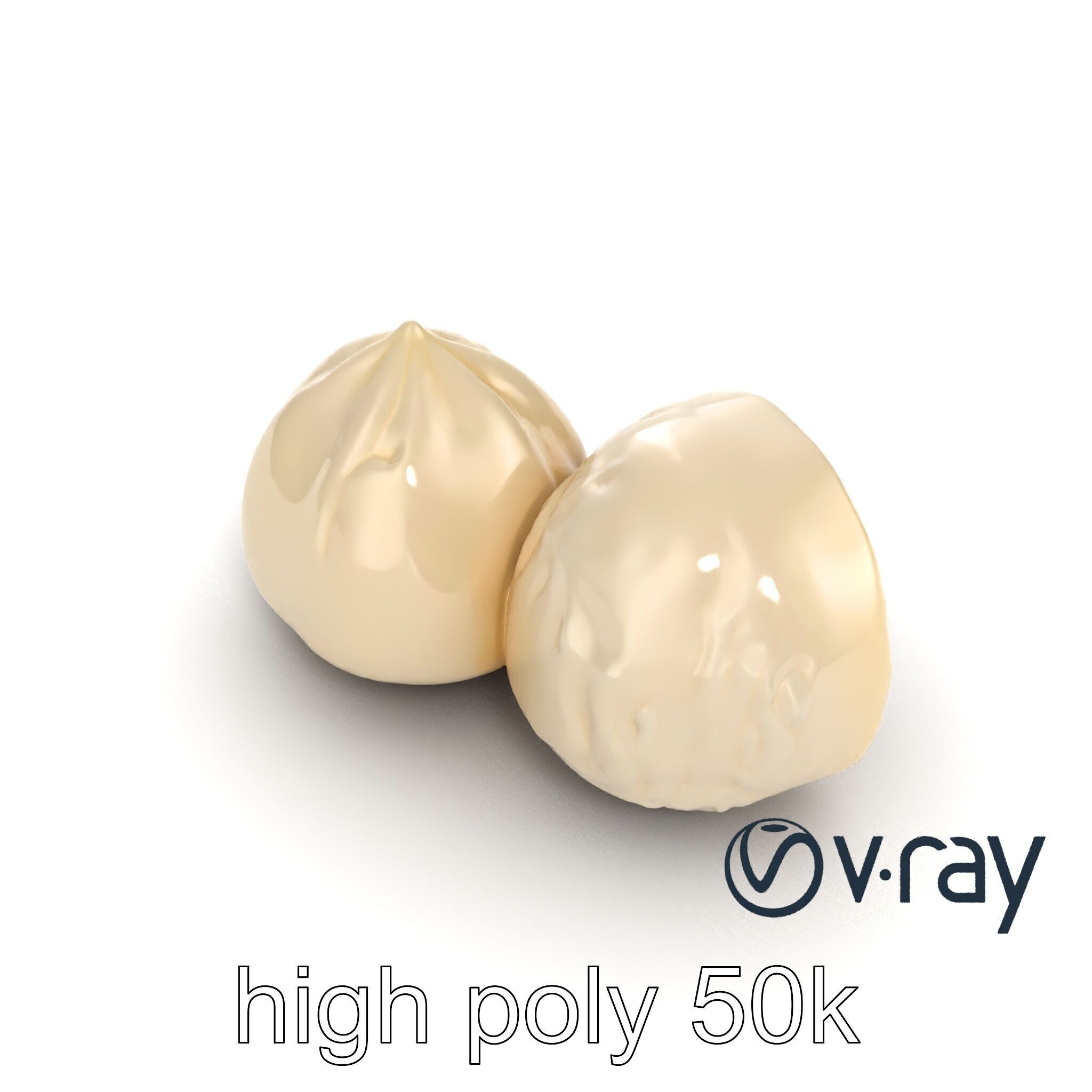 Traditional Mochi Rice Cakes with Fillings model pack Low-poly 3D model_31