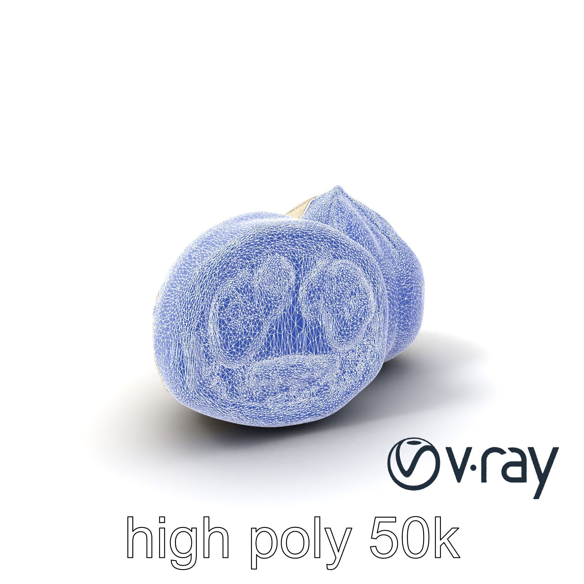 Traditional Mochi Rice Cakes with Fillings model pack Low-poly 3D model_10