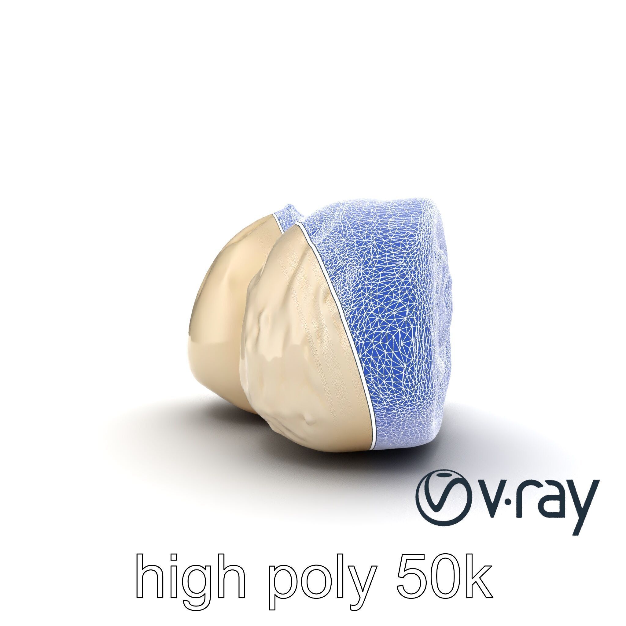 Traditional Mochi Rice Cakes with Fillings model pack Low-poly 3D model_23