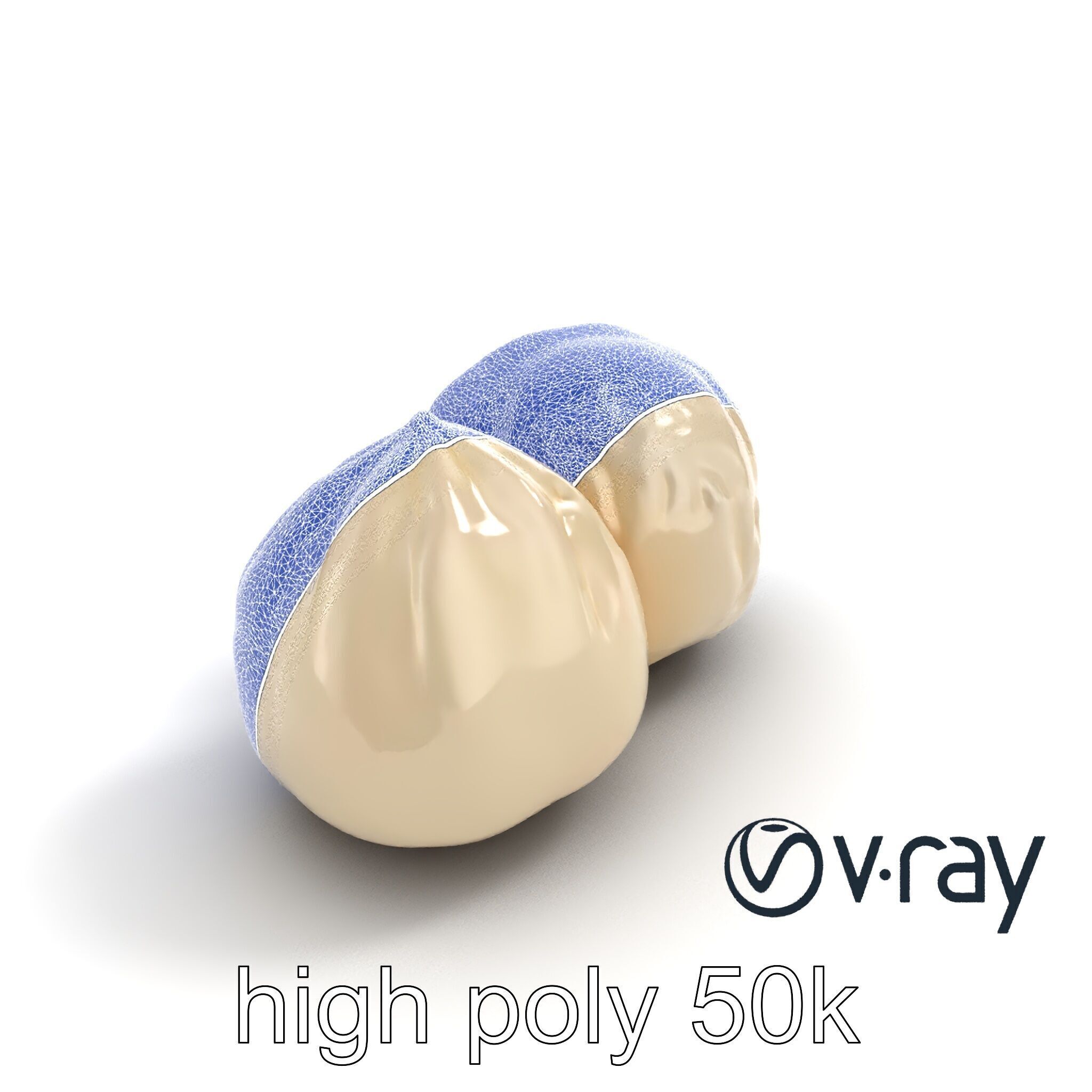 Traditional Mochi Rice Cakes with Fillings model pack Low-poly 3D model_16