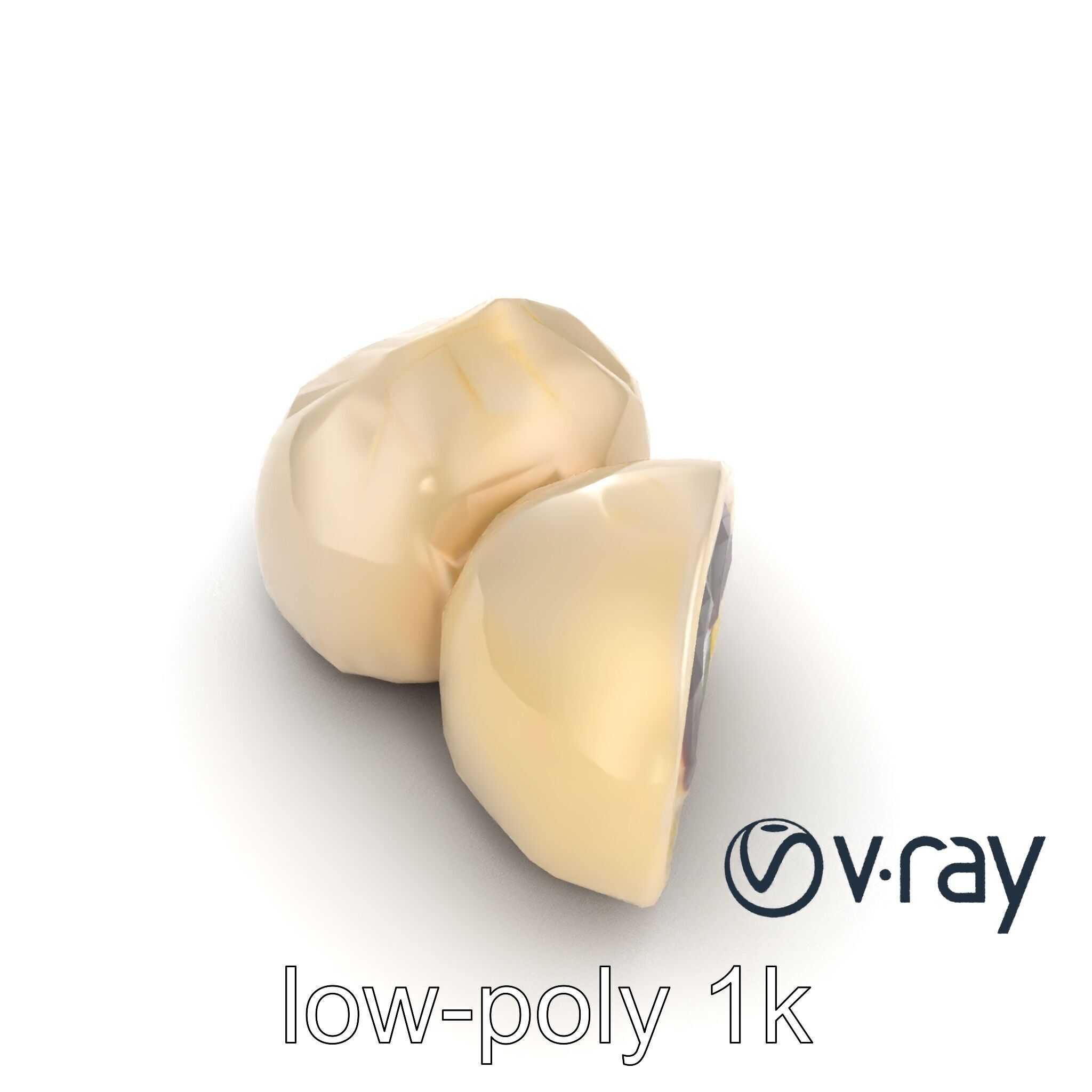 Traditional Mochi Rice Cakes with Fillings model pack Low-poly 3D model_29