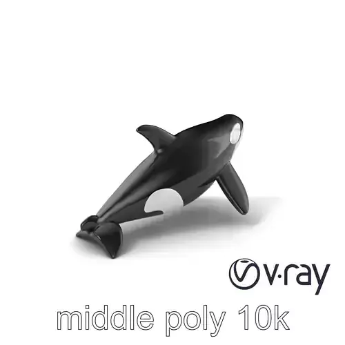 Glossy Orca 3D Aquatic Design model pack