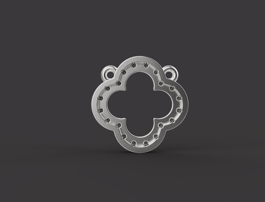 Pendant 60686 3D print model_3