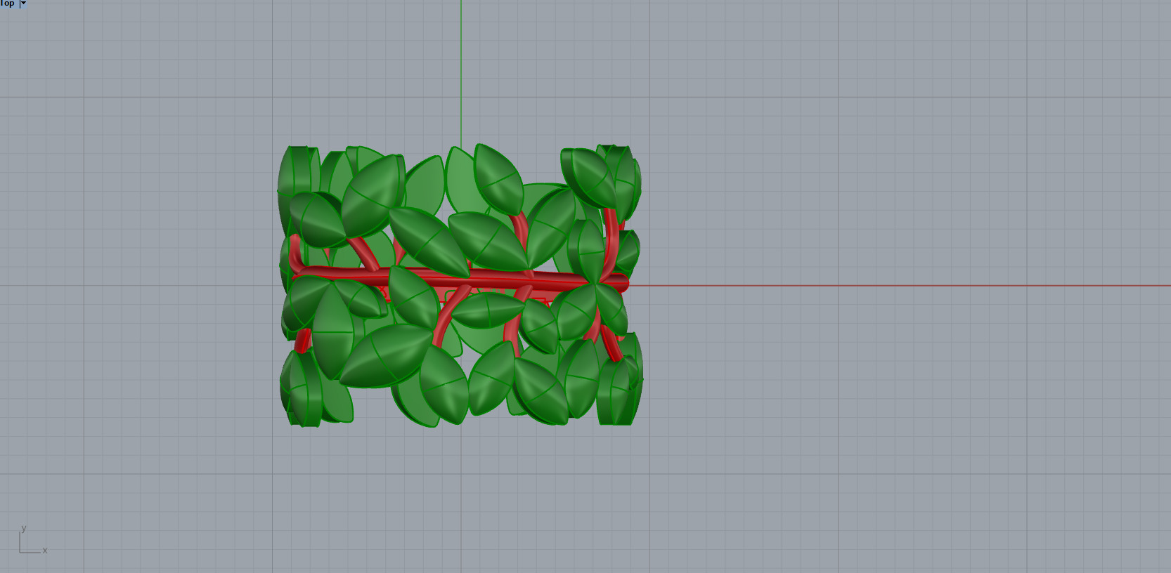 Leaf Ring z1003 3D print model_4