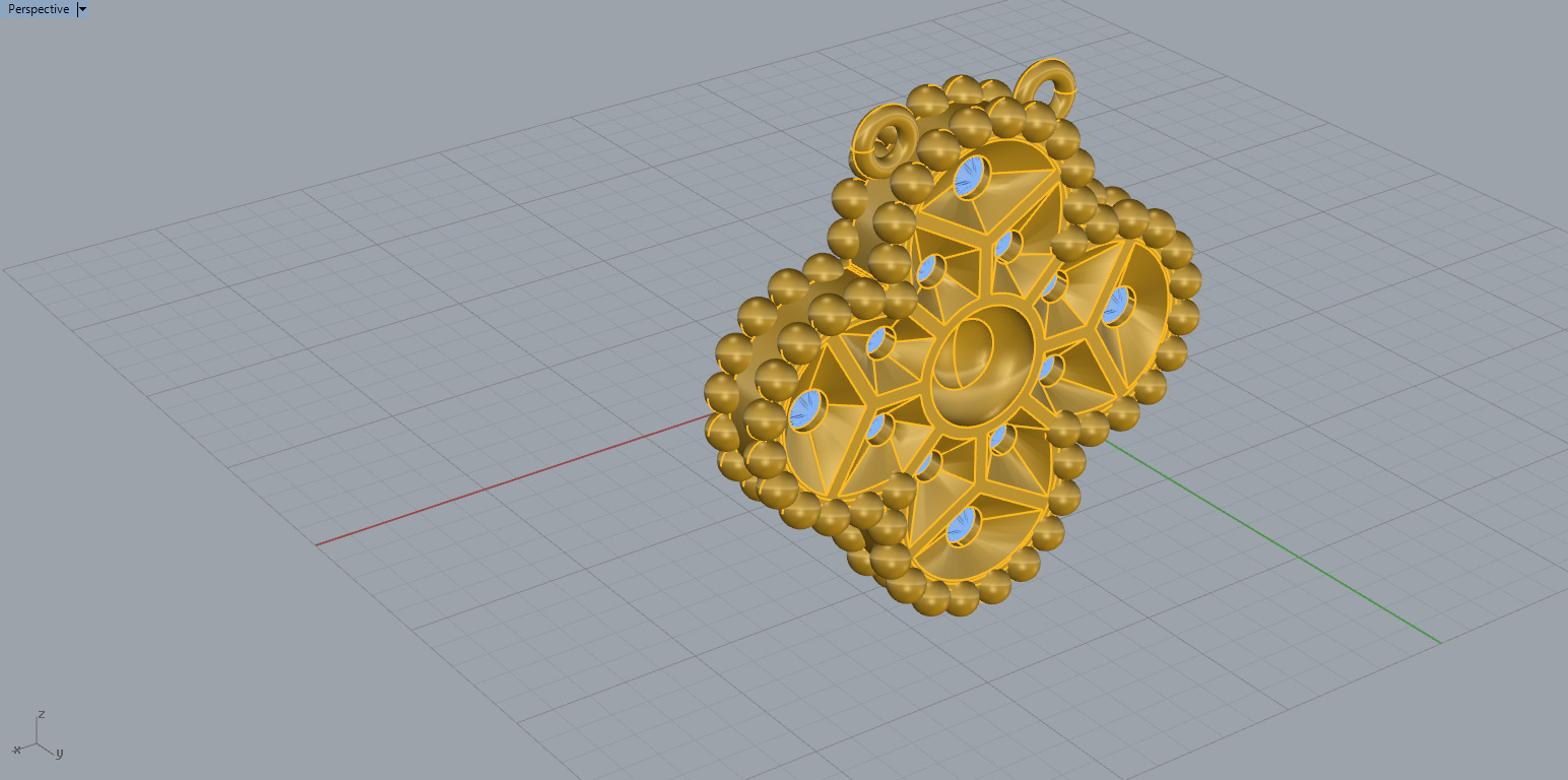 Pendant 69745 3D print model_6