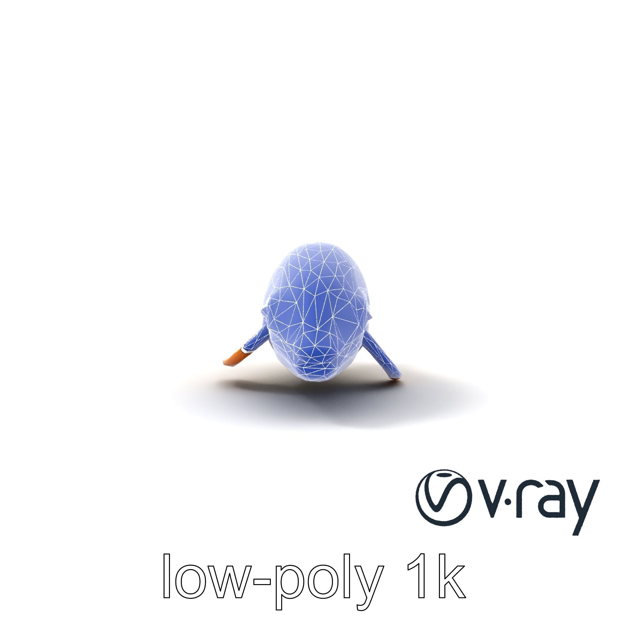 Sperm Whale Detailed Head Model Pack Low-poly 3D model_22