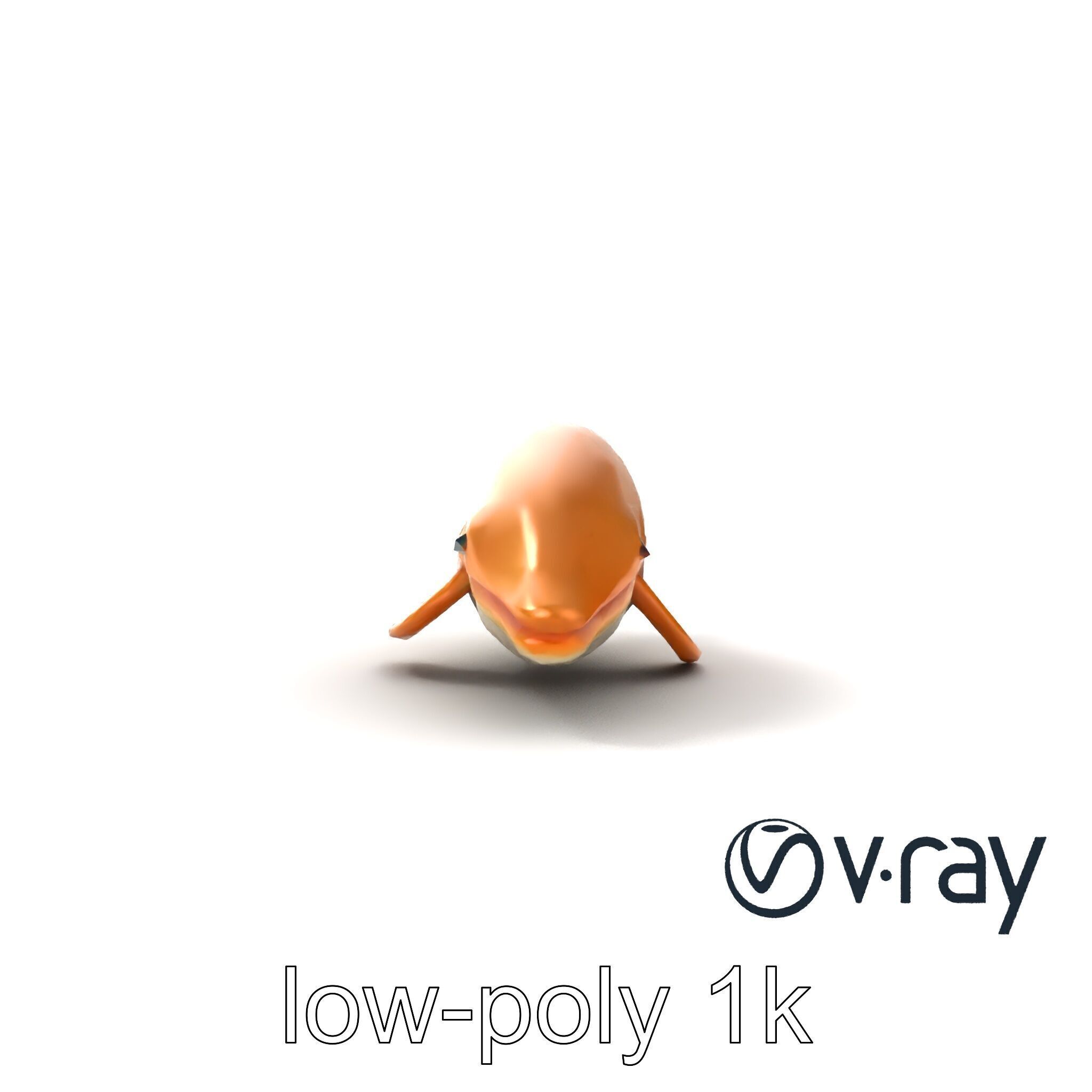 Sperm Whale Detailed Head Model Pack Low-poly 3D model_16