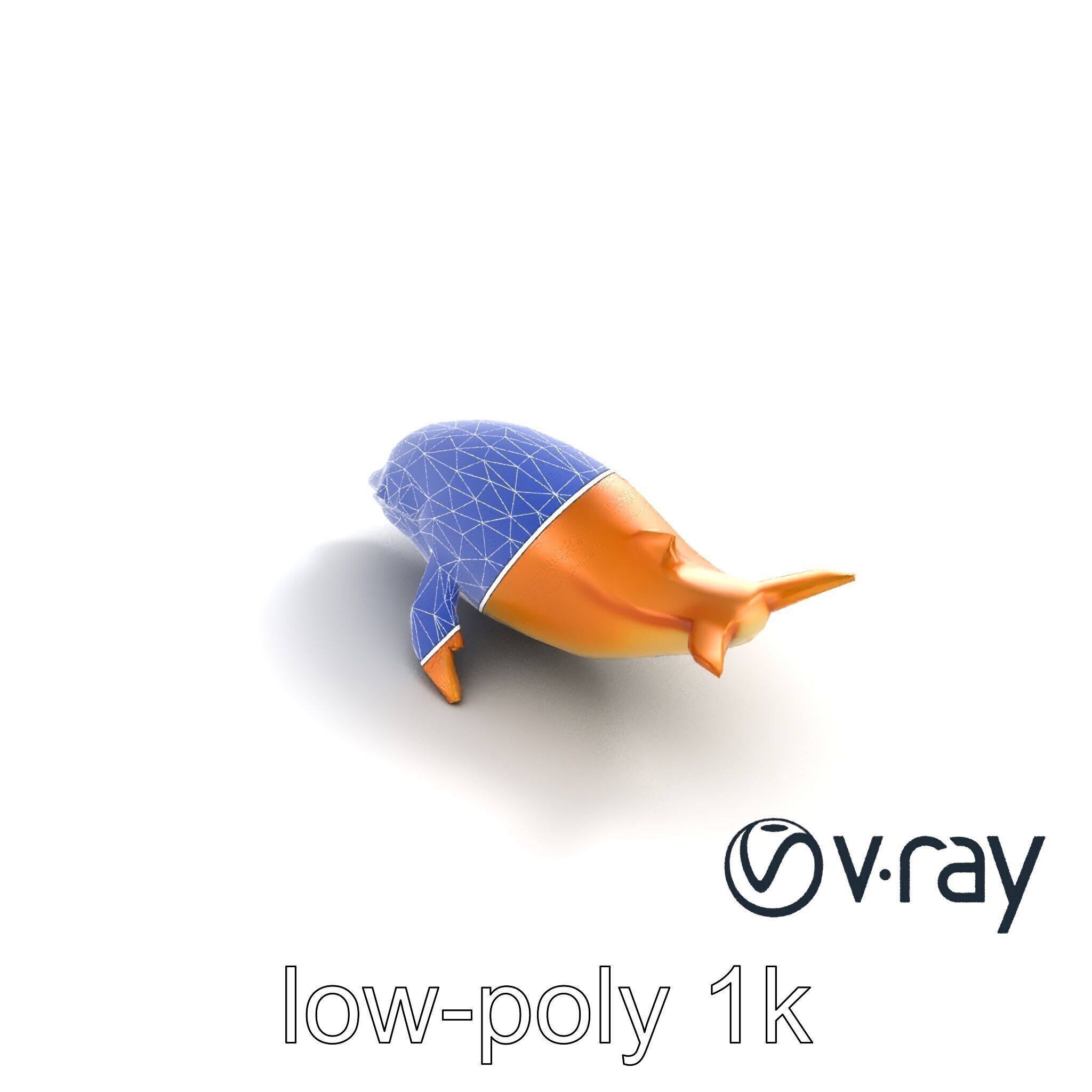 Sperm Whale Detailed Head Model Pack Low-poly 3D model_24