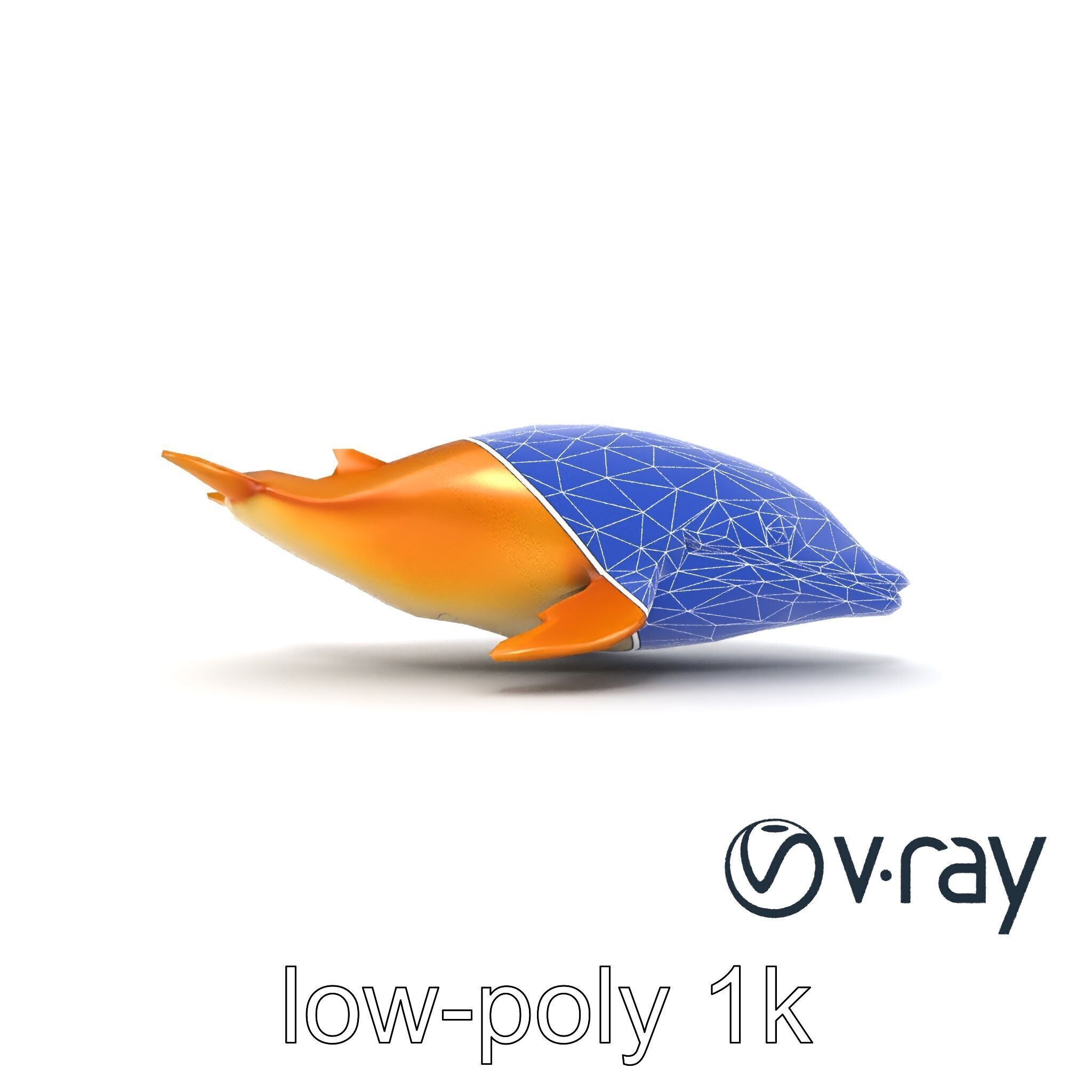 Sperm Whale Detailed Head Model Pack Low-poly 3D model_21
