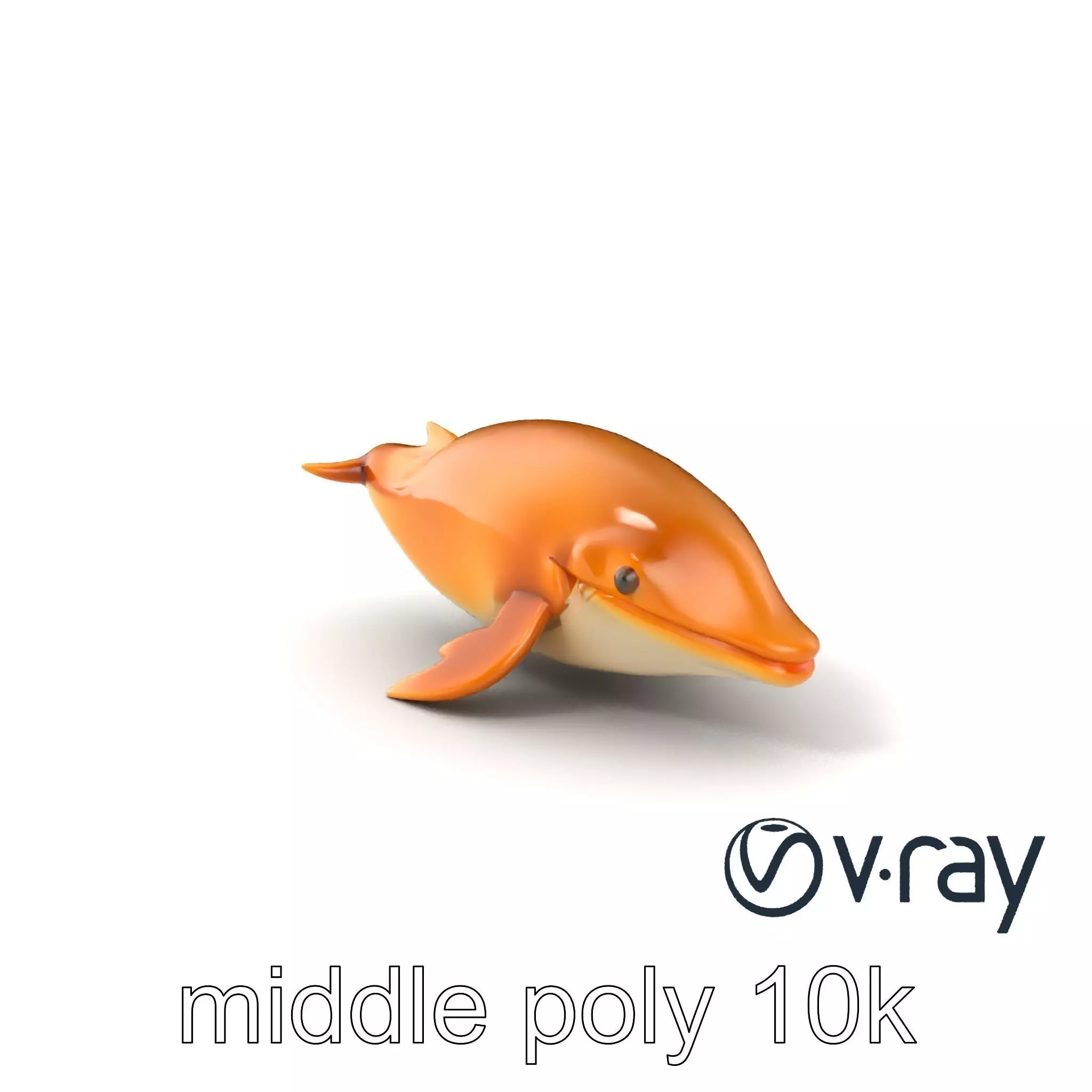 Sperm Whale Detailed Head Model Pack Low-poly 3D model_0