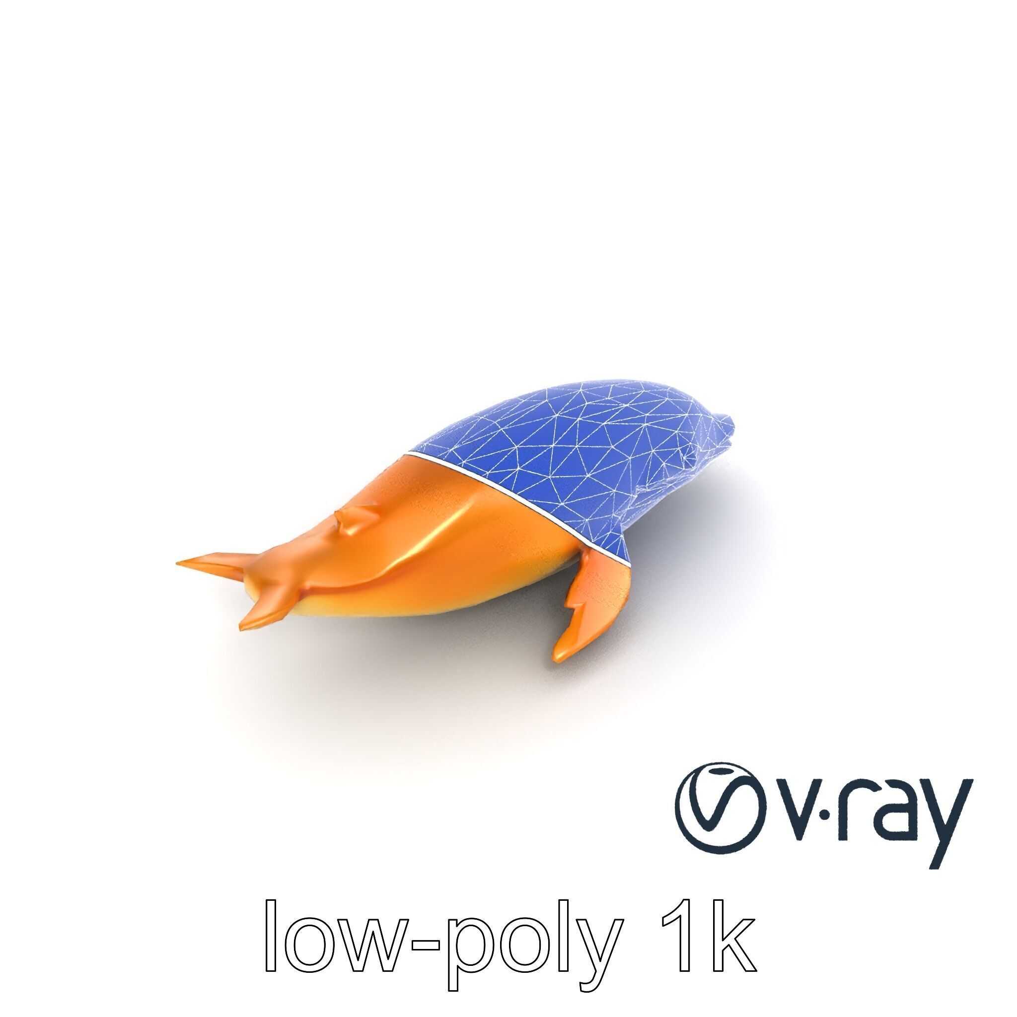 Sperm Whale Detailed Head Model Pack Low-poly 3D model_13