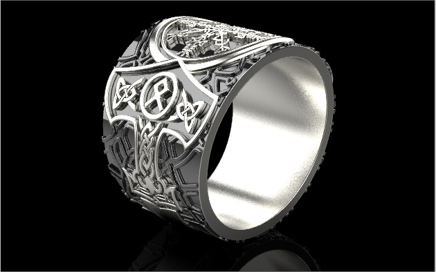 Ring 6753 3D print model_2