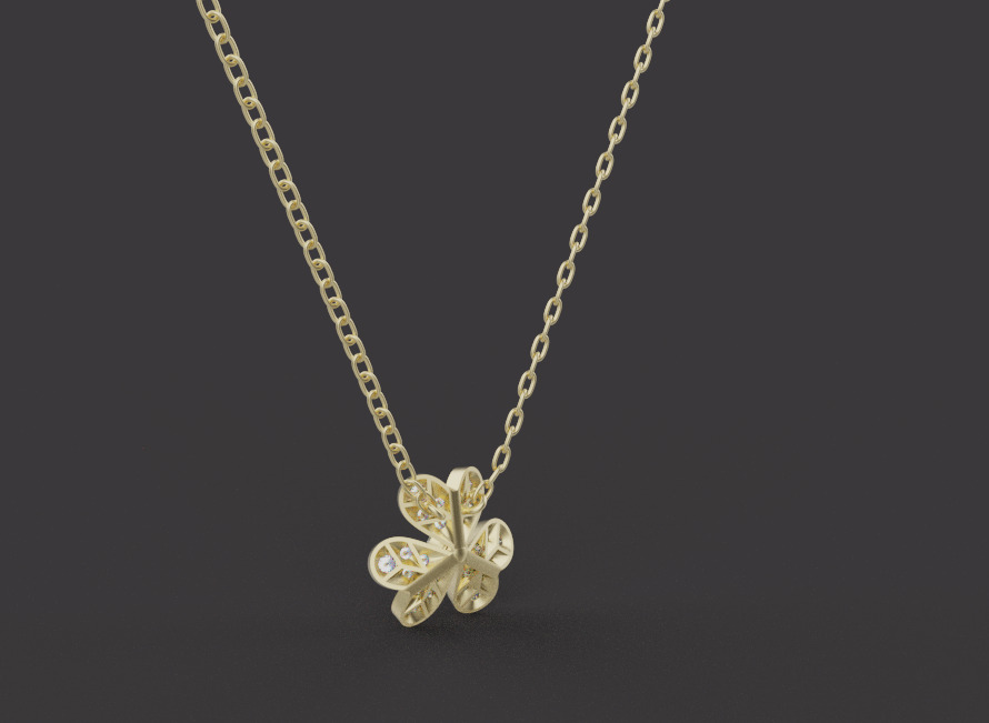 Clover Pendant 67350 3D print model_1